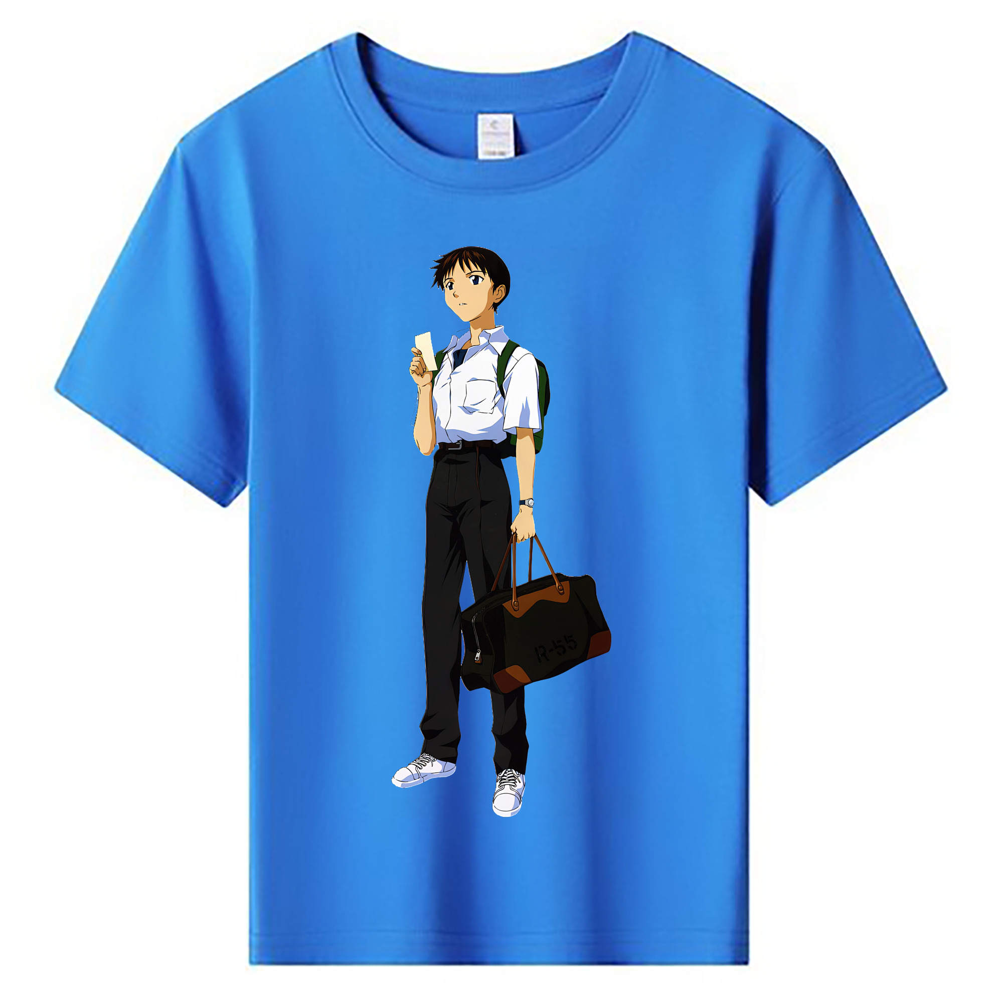 （画像用） EVA 新世紀エヴァンゲリオン 綿100％キッズTシャツ（フロントプリント）